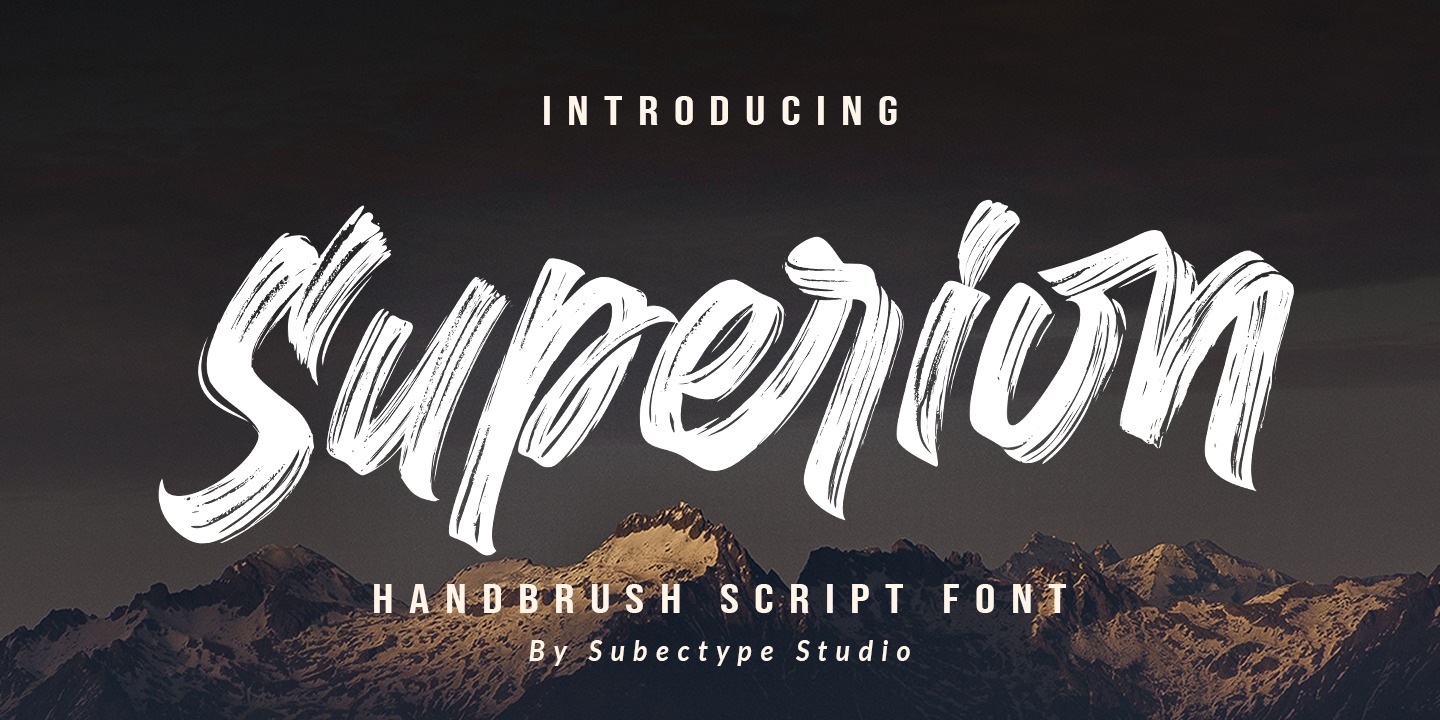 Example font Superion #1